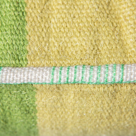 Poduszka hkliving WOOL zielona rozmiar 38x74 cm