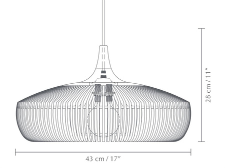 UMAGE CLAVA DINE lampshade brown