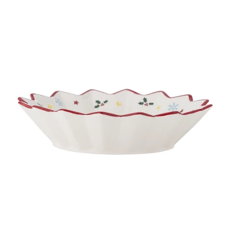 Naive Bowl, Red, Ceramic