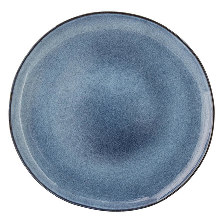 Sandrine Plate, Blue, Stoneware