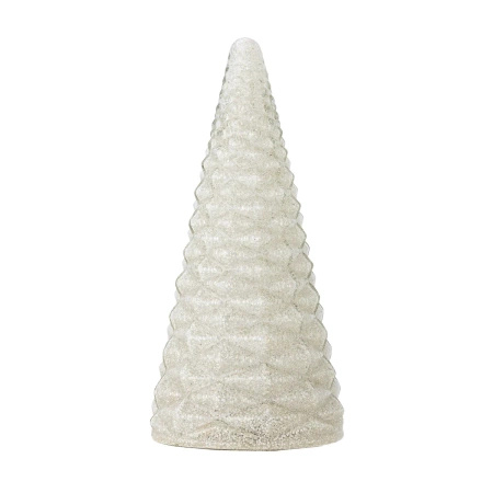 Emilius Deco Tree, Silver, Recycled Glass