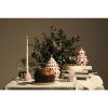 ALESSI Cake stand in porcelain. Hand-decorated.