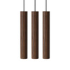 UMAGE CHIMES CLUSTER 3 brown pendant lamp