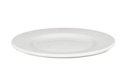 Talerz deserowy Alessi Platebowlcup biały