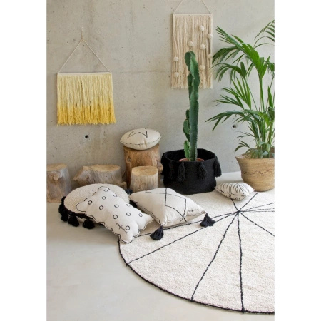 Dywan bawełniany Lorena Canals BEREBER STYLE beżowy Ø160 cm