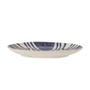 Shama Plate, Blue, Stoneware