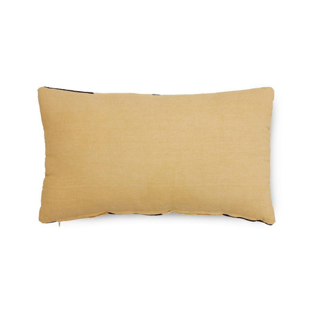 Poduszka hkliving FAME czarna rozmiar 60x35 cm