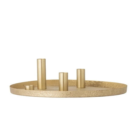 Świecznik na 7 świec Bloomingville MAXIME złotych