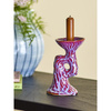 Ivalie Candle Holder, Pink, Stoneware
