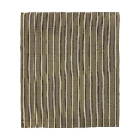 Vida striped bedspread sand/cream (230x275cm)