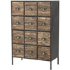 Matteo Drawer, Black, Metal