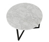 Stolik kawowy Igne Furniture MOON 60 cm biały