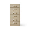 Chest of 6 drawers, cream