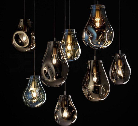 Lampa wisząca Bomma Soap L srebrna