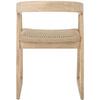 Serrone Dining Chair, Nature, Rubberwood