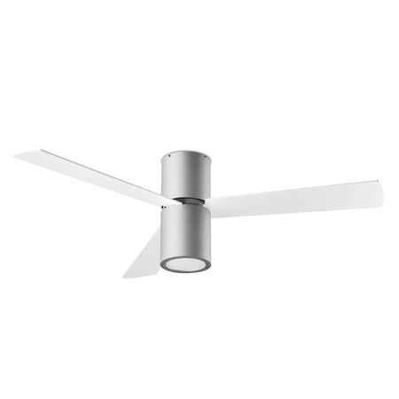 Ceiling fan with LEDS lamp C4 FORMENTERA gray