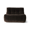 Lazy lounge chair, royal velvet espresso