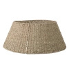Luciella Christmas Tree Skirt, Nature, Seagrass