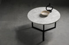 Coffee table IGNE FURNITURE MOON 80 cm white