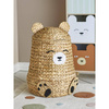 Timone Basket w/Lid, Nature, Water Hyacinth