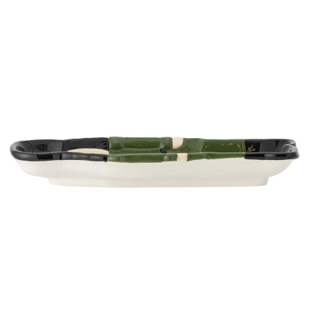 Feast Serving Plate, Green, Stoneware