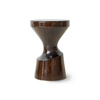 Stołek HKLIVING WOODEN czerwony