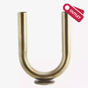 MADAM STOLTZ PIPE brass double vase (outlet)