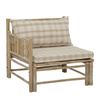 Sofa modułowa (lewy narożnik) Bloomingville KORFU naturalna