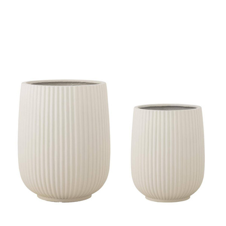 Selva Flowerpot, White, Magnesia