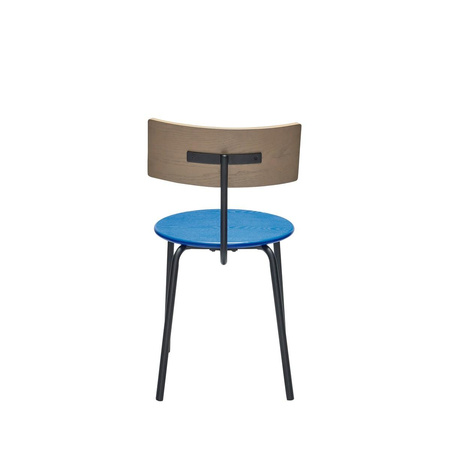 Koi Dining Chair Blue/Brown/Black