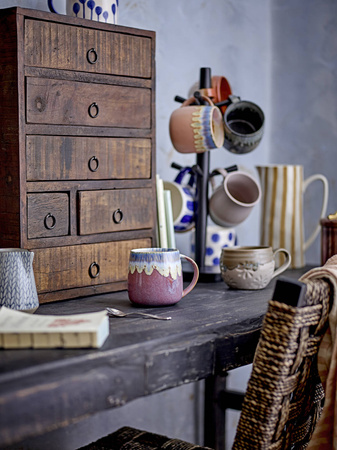 Cloe Mug, Blue, Stoneware