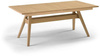 Dining table #11 SKOVBY natural white
