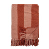 Frello Throw, Orange, Recycled Cotton