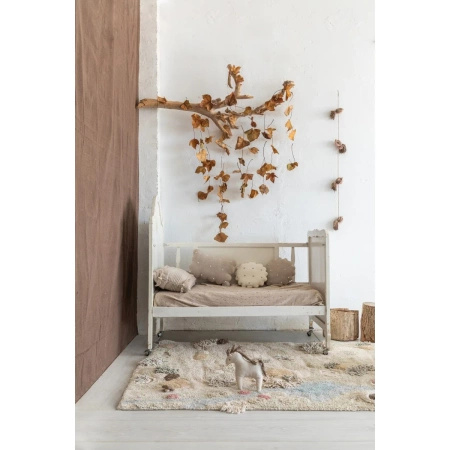 Dywan bawełniany Lorena Canals COTTON WOODS szary 160 x 120 cm