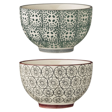 Set of 2 BLOOMINGVILLE Karine bowls multicolor