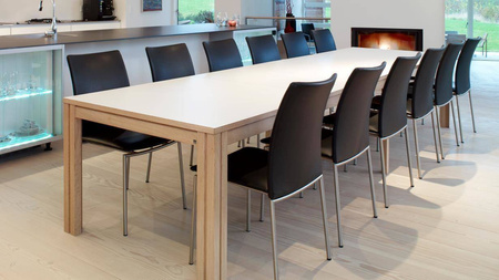 Dining table #24 SKOVBY brown