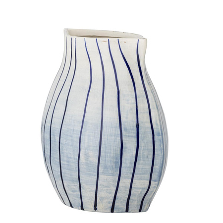 Esra Vase, Blue, Stoneware