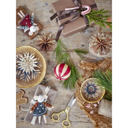 Star Ornament, Nature, FSC® Mix, Paper