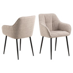 Dining Chair With Armrest BRIELLE Unique