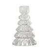 Saynab Candle Holder, Clear, Glass