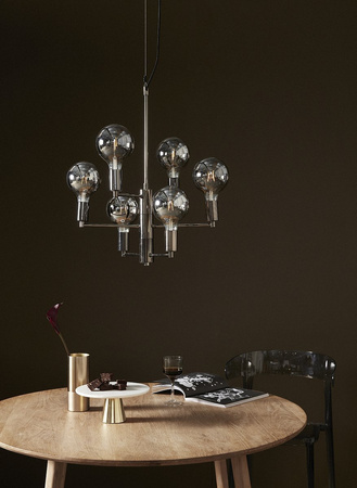 Okrągły, drewniany stół Hübsch dębowy Ø115 cm naturalny