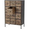 Matteo Drawer, Black, Metal
