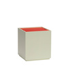 Vault Side Table/Storage Box Light green/Red