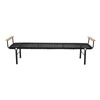 Mundo Bench, Black, Metal