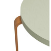 Smile Stool Light green/Orange