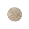 Round woolen rug cream (150x150cm)