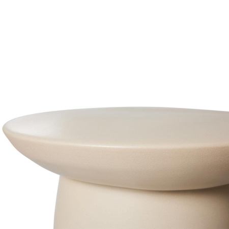 Stolik boczny HKLIVING EARTHENWARE beżowy rozmiar L