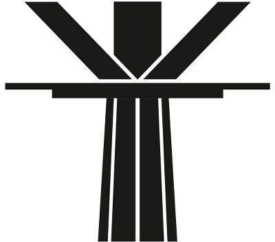 Dining table #33 SKOVBY brown black