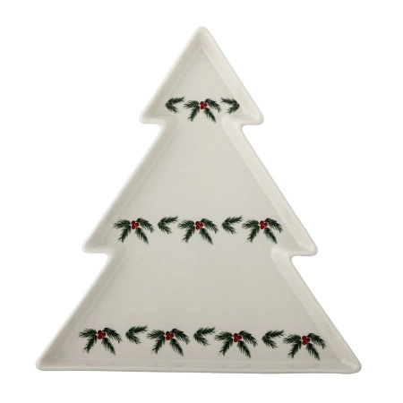 Berry Serving Plate, White, Stoneware