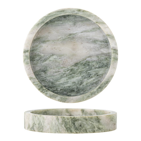 Ivette Tray, Green, Marble